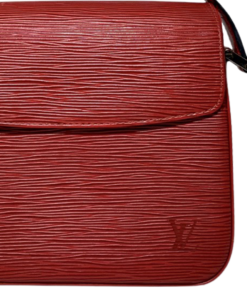 LOUIS VUITTON Epi Buci Shoulder Bag in Red 6