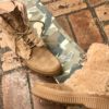 TODS Shearling Boots in Nude 35.5 9