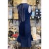 BADGLEY MISCHKA Fringe Dress in Blue (4) 10