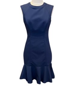 BADGLEY MISCHKA Fringe Dress in Blue (4) 6