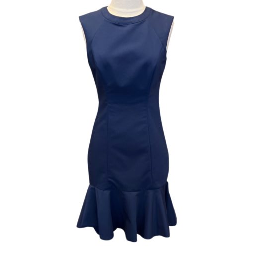 BADGLEY MISCHKA Fringe Dress in Blue (4) 3
