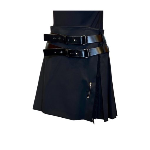 BURBERRY Pleated Skirt in Black (6) 1