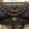 CHANEL Quilted Caviar Jumbo Double Flap Bag 9