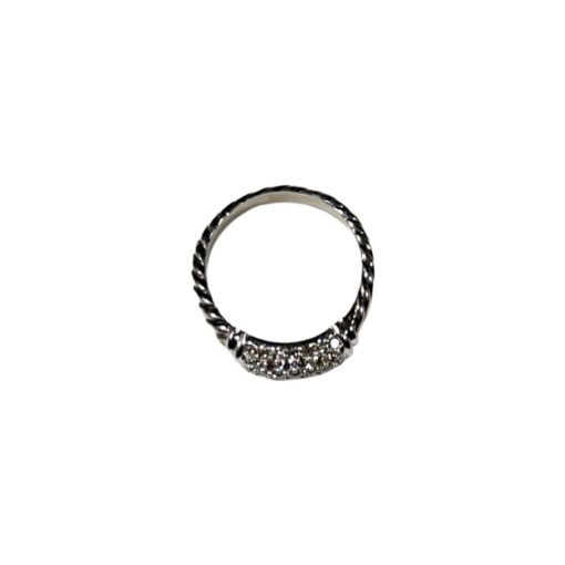 DAVID YURMAN Diamond Cable Ring in Silver 3