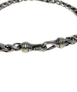 DAVID YURMAN Wheat Chain Necklace in Sterling Silver and 14k Gold (Copy) 6