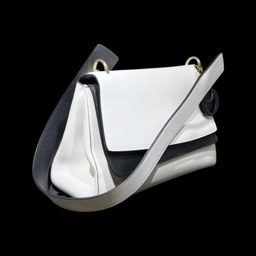 DIOR Be Dior Shoulder Bag in White and Black 4