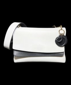 DIOR Be Dior Shoulder Bag in White and Black 10