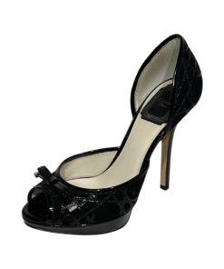 DIOR Cannage D'Orsay Quilted Pumps in Black (35.5) 8
