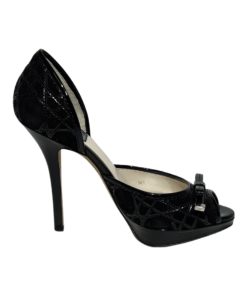 DIOR Cannage D'Orsay Quilted Pumps in Black (35.5) 9