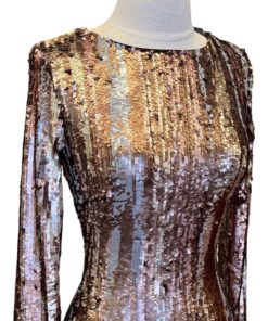DRESS THE POPULATION Sequin Dress (Small) 5