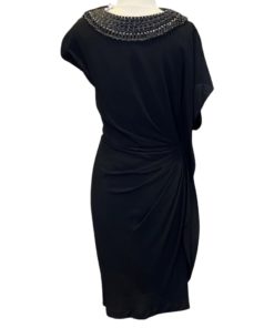 ETRO Embellished Neck Dress in Black and Gray (8) 9