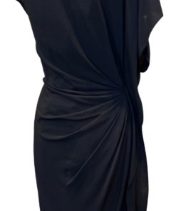 ETRO Embellished Neck Dress in Black and Gray (8) 11