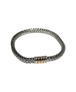 JOHN HARDY Chain Bracelet in Sterling Silver and 18k Gold 7