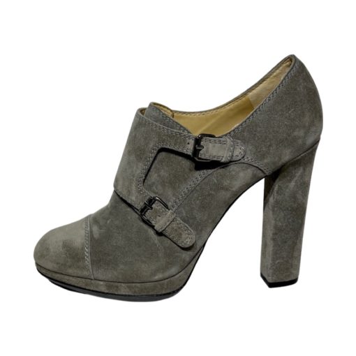 LANVIN Suede Booties in Taupe (39.5) 2