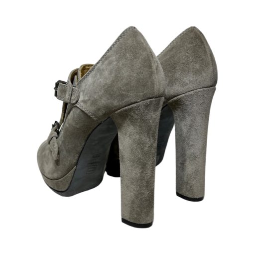 LANVIN Suede Booties in Taupe (39.5) 5