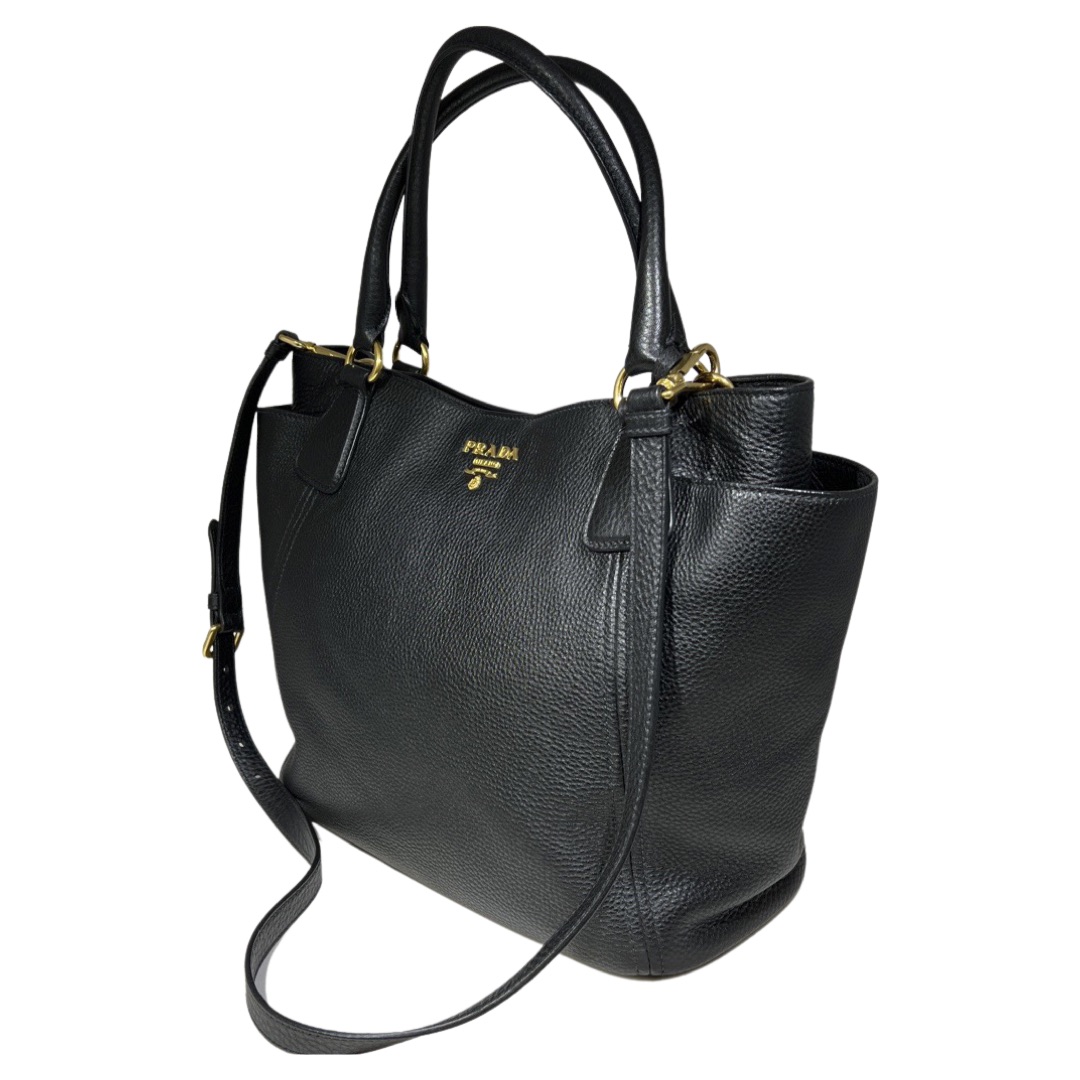 PRADA Twin Pocket Tote Bag in Black - More Than You Can Imagine