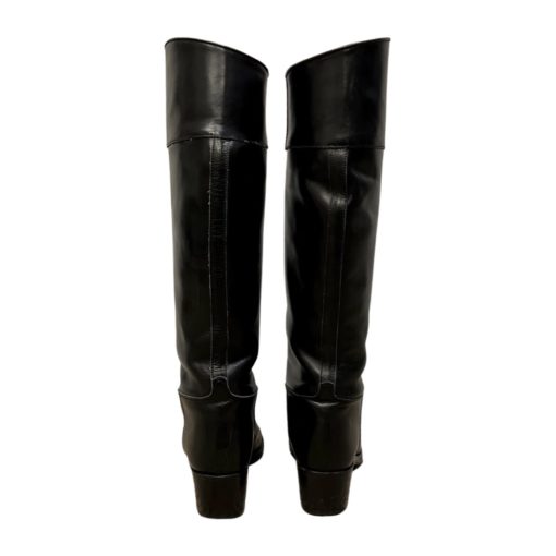 RALPH LAUREN Leather Riding Boots in Black (6.5) 4