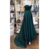ROMONA KEVEZA Strapless Gown in Emerald (6) 12