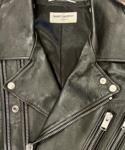 SAINT LAURENT Double Zip Moto Jacket (50) 8