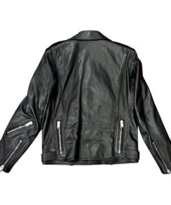 SAINT LAURENT Double Zip Moto Jacket (50) 9