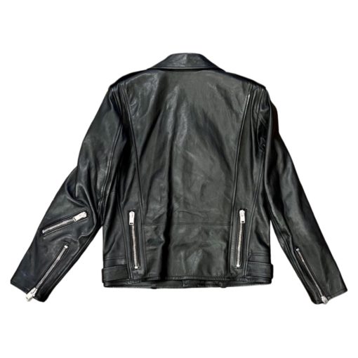 SAINT LAURENT Double Zip Moto Jacket (50) 4