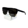 SAINT LAURENT New Wave Sunglasses in Black & Ivory 6