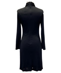 VERSACE Jersey Dress in Black (6) 6