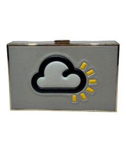 ANYA HINDMARCH Cloudy Clutch In Gray 5