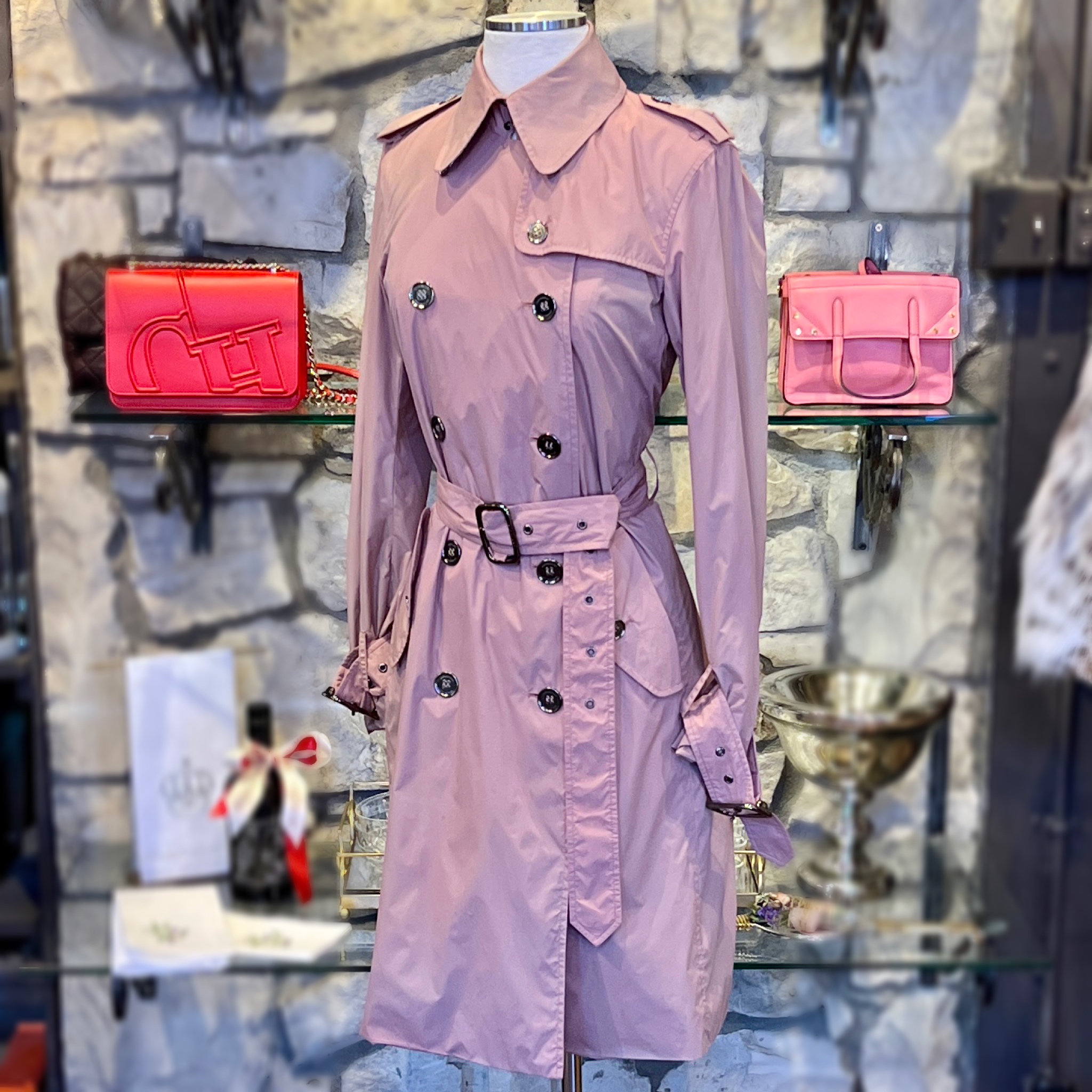 Gebakjes onhandig dealer BURBERRY Trench Coat in Pink (4) - More Than You Can Imagine