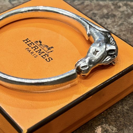 HERMES Cheval Bangle Bracelet 2