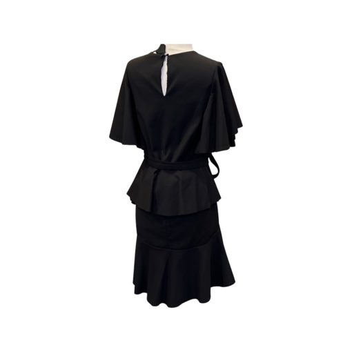 JOHANNA ORTIZ Ruffle Dress in Black (6) 6