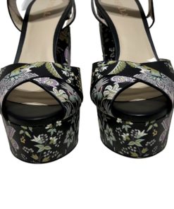 LE SILLA Floral Sandal in Black Multicolor (41) 11