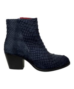 ALCALA Python Booties in Blue (8.5) 7