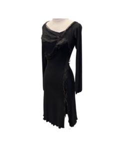 ARMANI Ribbon Cocktail Dress in Black (4) 14