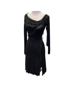 ARMANI Ribbon Cocktail Dress in Black (4) 15