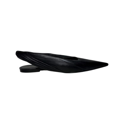 BALENCIAGA Knife Slingback Flats in Black (39) 4