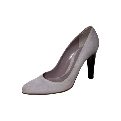 BALLY Suede Pumps in Lilac and Tortoise 4