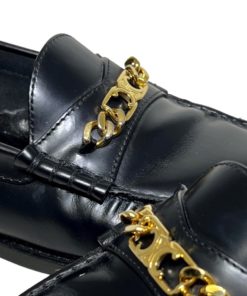 CELINE Loafers in Black and Gold (39.5) 8