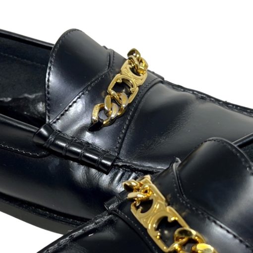 CELINE Loafers in Black and Gold (39.5) 2