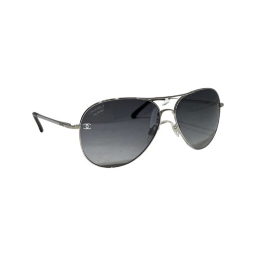 CHANEL Pilot Sunglasses in Silver 2
