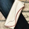 CHRISTIAN LOUBOUTIN Stiletto Clutch in Gold & Red 10