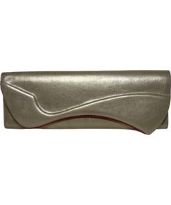 CHRISTIAN LOUBOUTIN Stiletto Clutch in Gold & Red 7