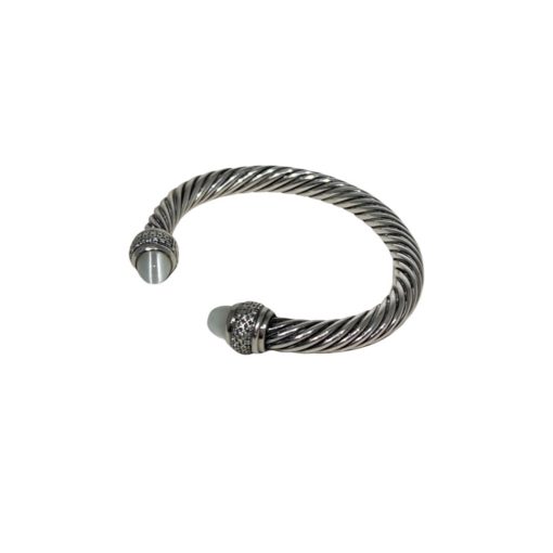 DAVID YURMAN Cable Classics Moonstone & Diamond Bracelet 3