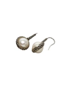 DAVID YURMAN Cable Pearl Drop Earrings 6
