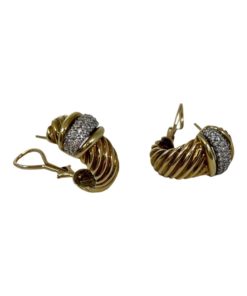 DAVID YURMAN Diamond Shrimp Earrings in 18k Gold 8