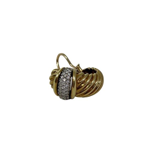 DAVID YURMAN Diamond Shrimp Earrings in 18k Gold 3