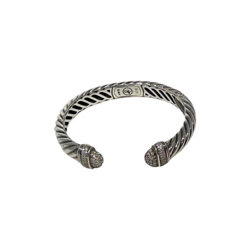 DAVID YURMAN Sculpted Cable Diamond Bracelet 3