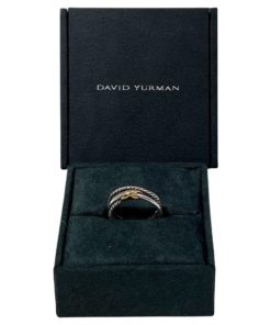 DAVID YURMAN X Crossover Ring in Sterling Silver and 18K Gold 6