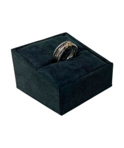 DAVID YURMAN X Crossover Ring in Sterling Silver and 18K Gold 9