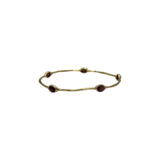 IPPOLITA Amethyst Rock Candy Bangle Bracelet in 18k Gold 3